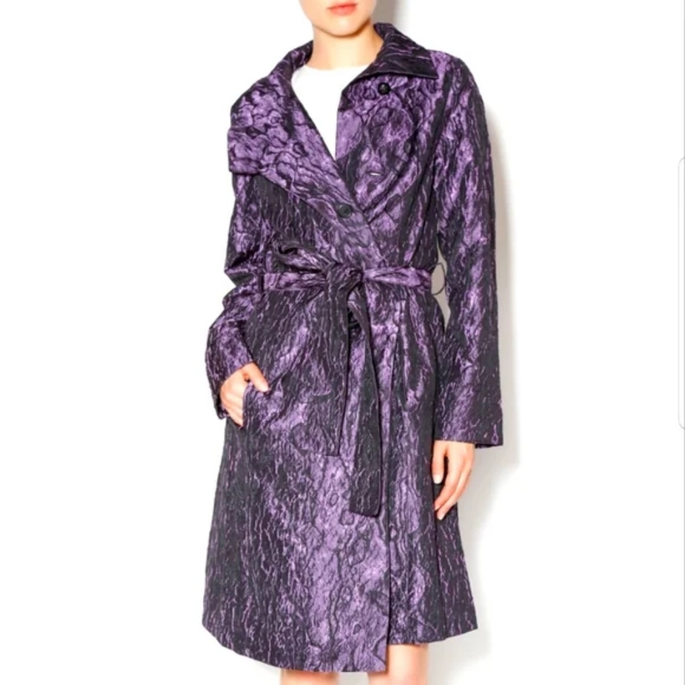 NWT 2OH Threads Two Old Hippies Purple Tie Waist Jacket Size Small